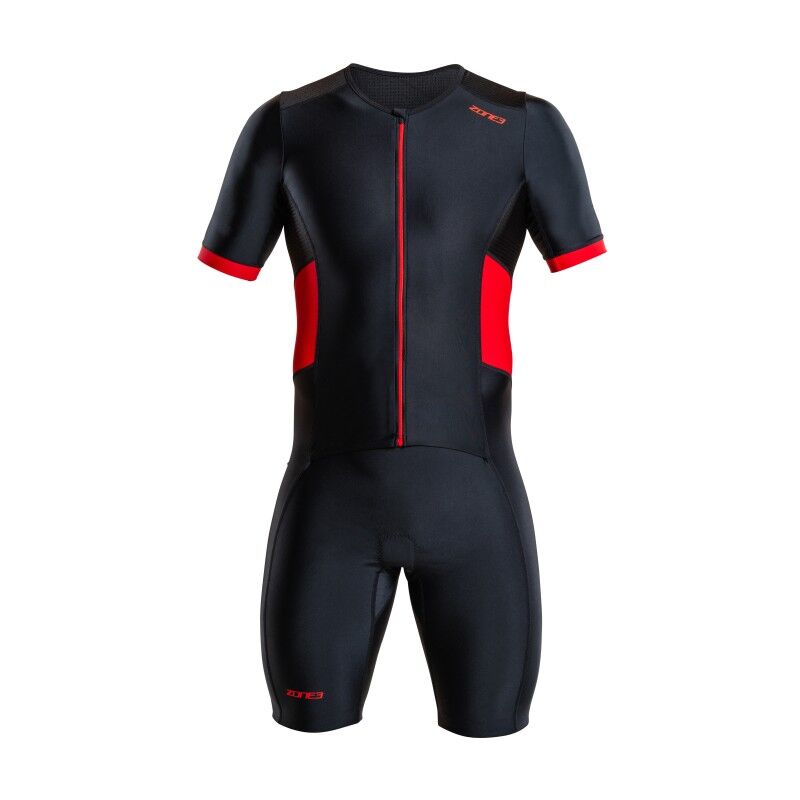 Zone3 Activate Manches Courtes Full Zip - Strój triathlonowy męski | Hardloop