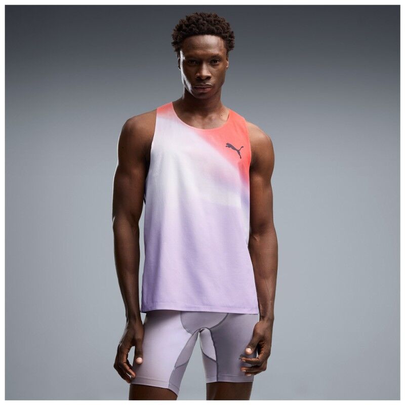 Puma M Lightspeed Ultraweave Graphic Singlet - Tank Top - Herren | Hardloop