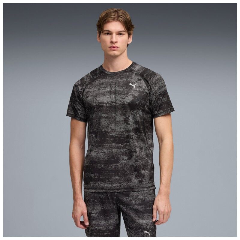 Puma M Run Velocity Aop Tee - Pánské triko | Hardloop