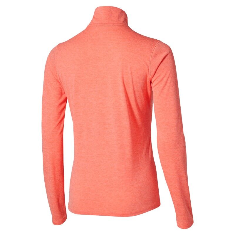 Mizuno Core Impulse Half Zip Long Sleeve Tee - T-Shirt - Damen | Hardloop
