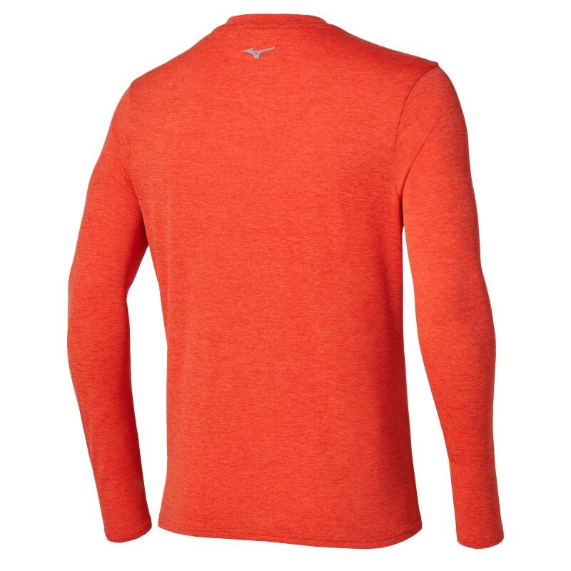 Mizuno Core Impulse Half Zip Long Sleeve Tee - T-shirt - Heren