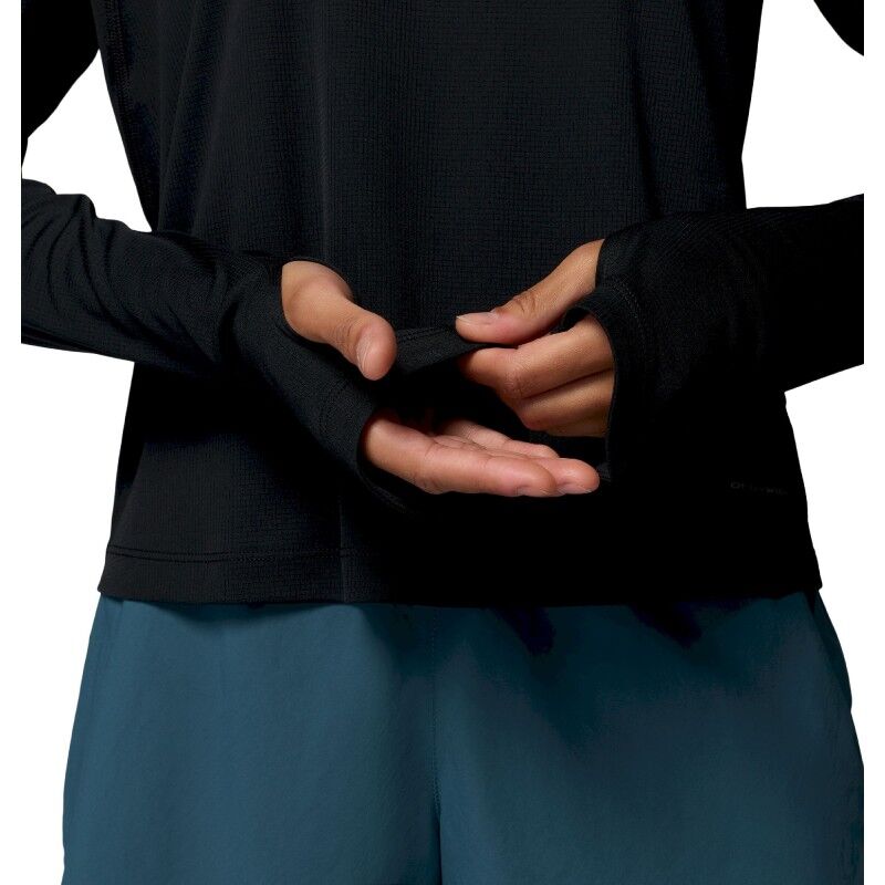 Columbia Stealth Spring LS Hoodie - T-shirt - Dames | Hardloop