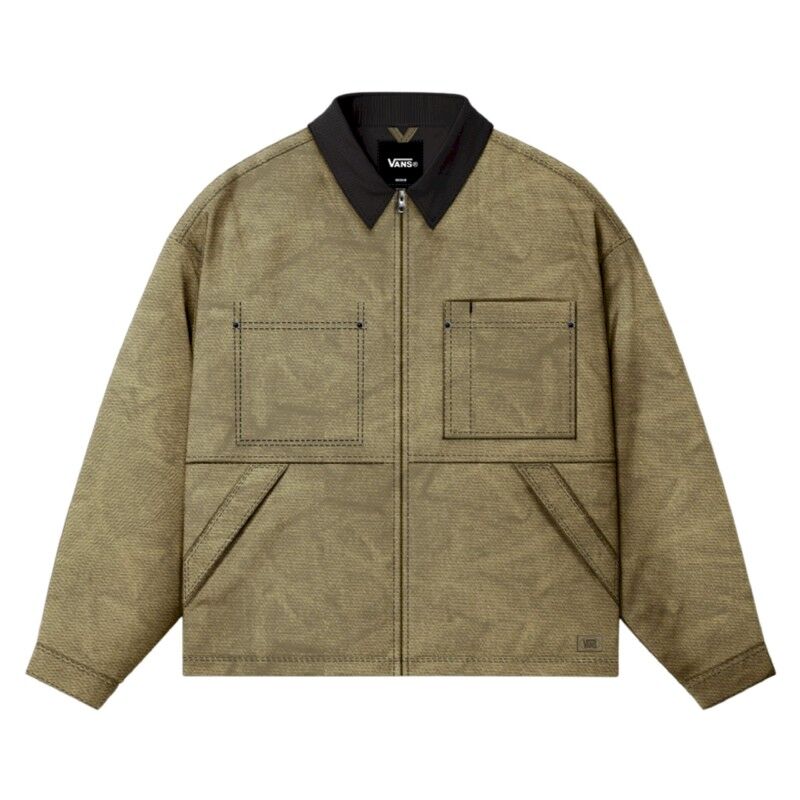 Nico Cropped Chore Canvas Jacket - Jacka - Herr