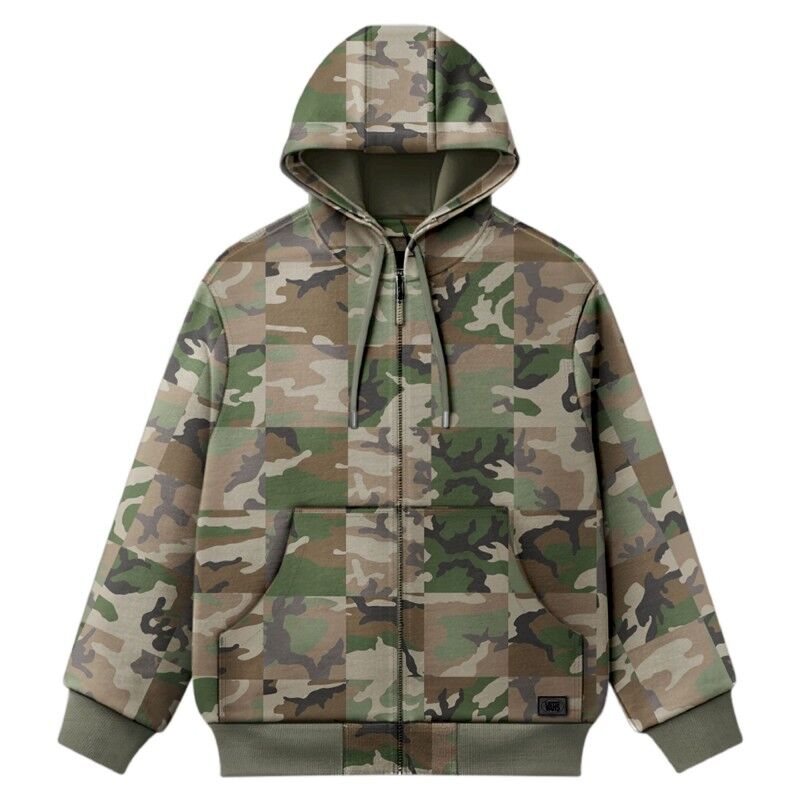Vans Eli Workwear Canvas Full Zip Jacket - Jas - Heren | Hardloop