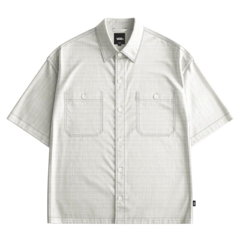 Larkspur Textured Solid Ss Shirt - Pánská košile