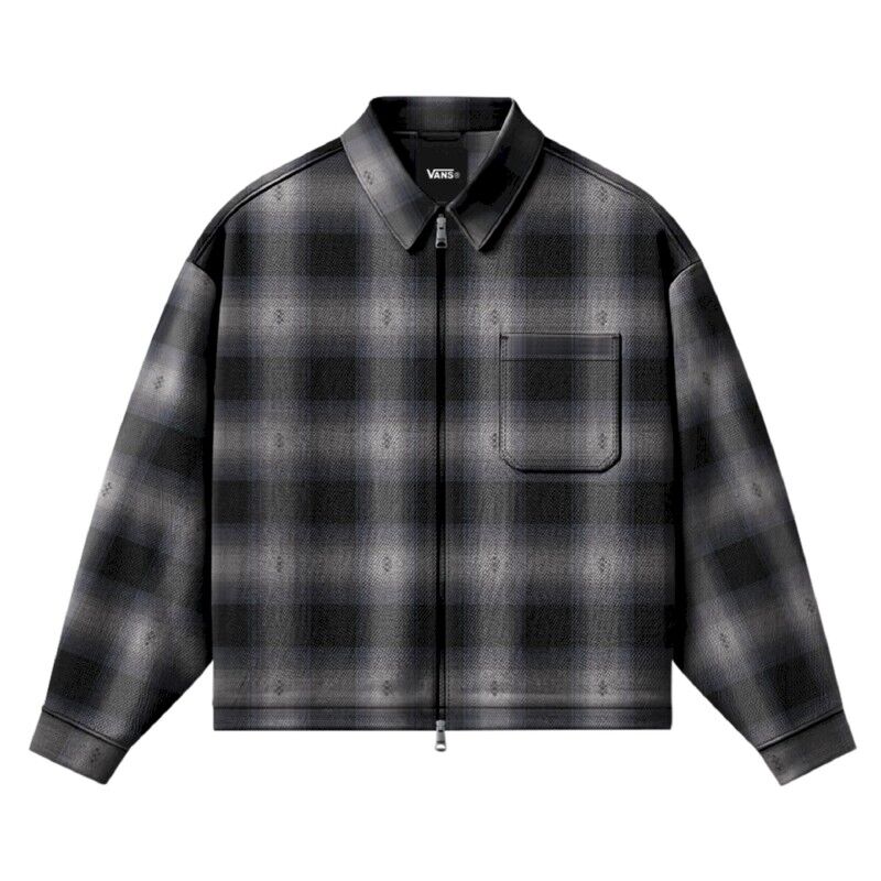 Vans Larkspur Zip Plaid Flannel Shirt - Shirt - Men's | Hardloop
