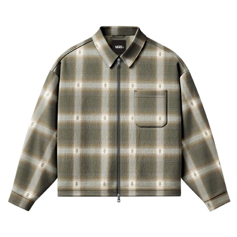 Larkspur Zip Plaid Flannel Shirt - Overhemd - Heren