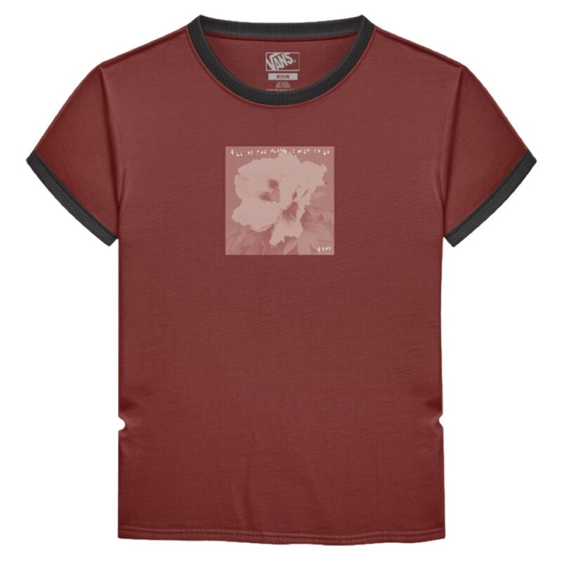 Places I Wish To Go Ringer Ss Tee - T-shirt - Dam