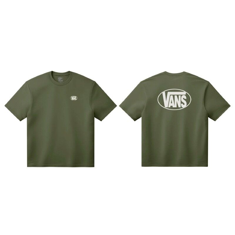 Oval Logo Loose Ss Tee - T-shirt - Herr