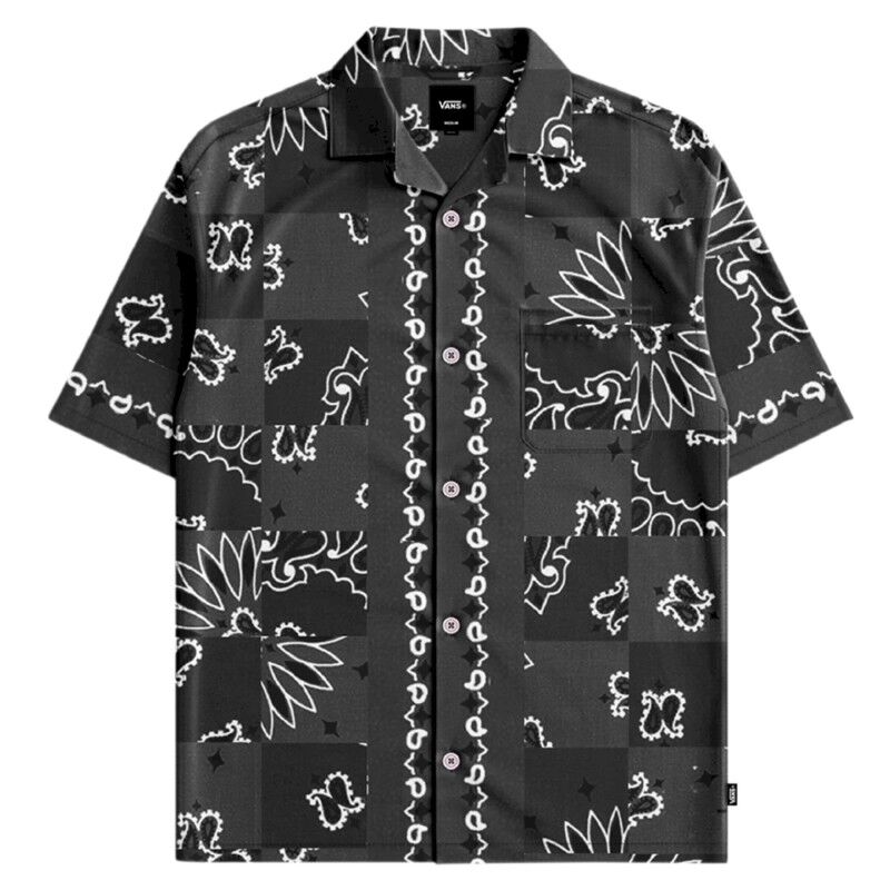 Vans Van Doren Paisley Check Ss Shirt - Pánská košile | Hardloop