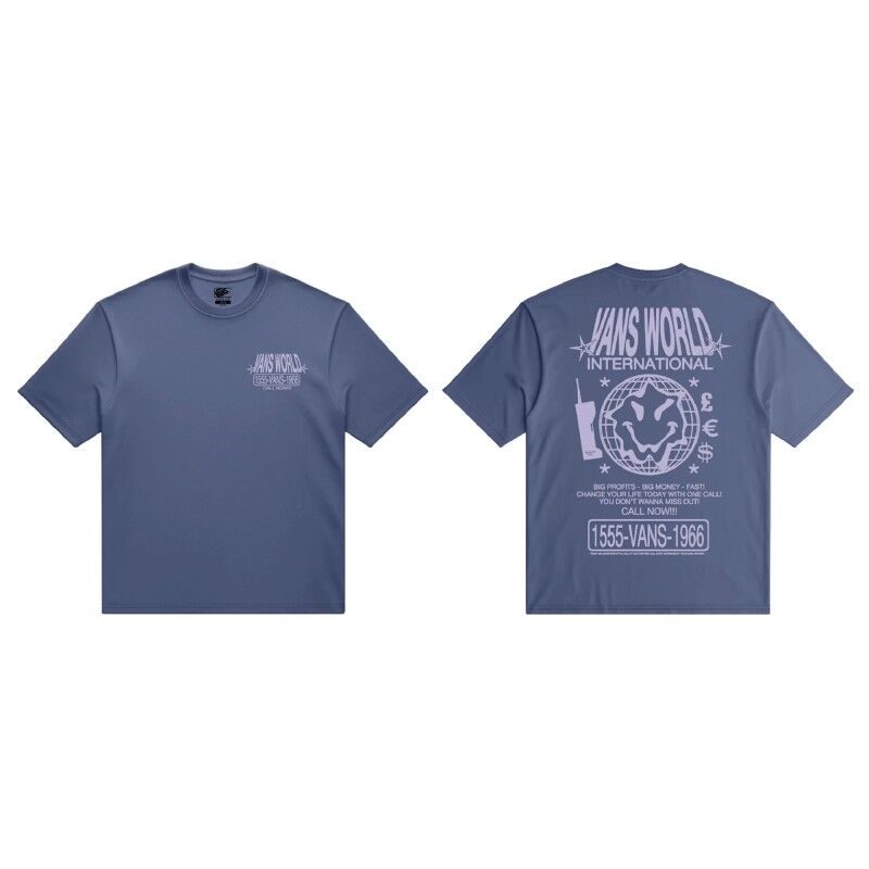World Intl Ss Tee - T-shirt - Heren