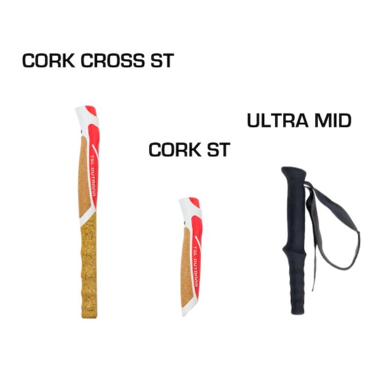 TSL Outdoor Trail Carbon 4 Magnetic Cork - Bastões de trail running | Hardloop