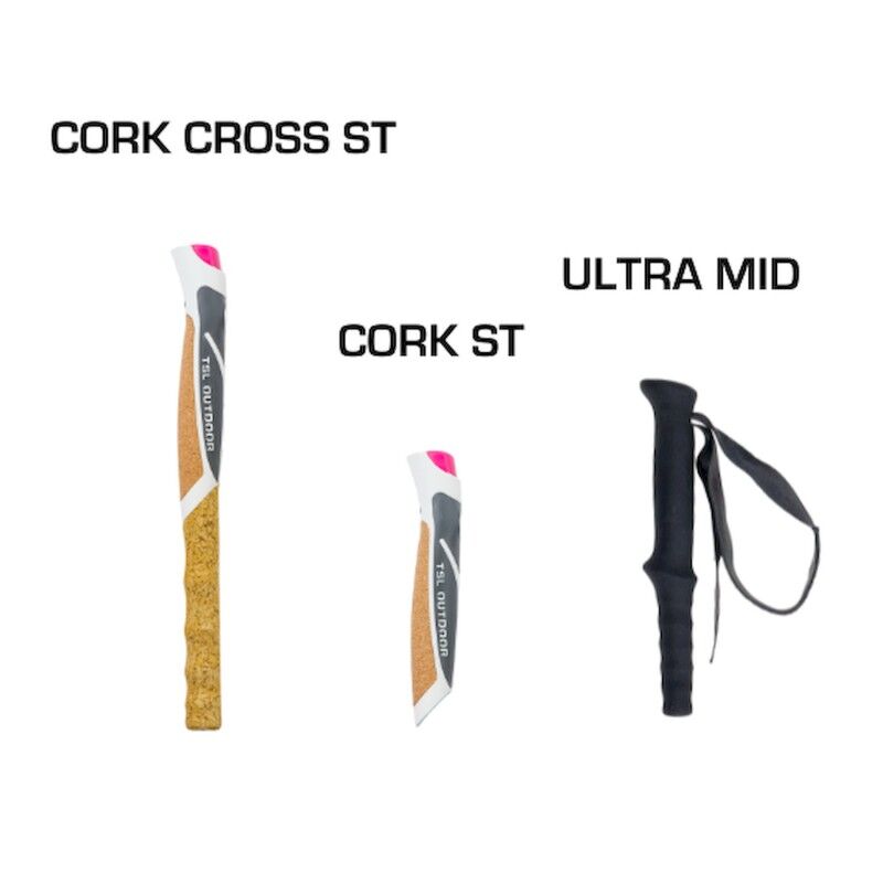 TSL Outdoor Trail Carbon 4 Magnetic Cork - Running poles | Hardloop
