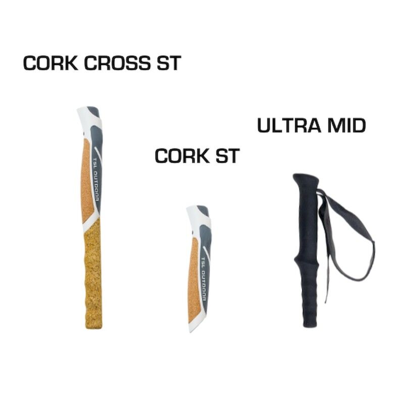 TSL Outdoor Trail Carbon 4 Magnetic Cork Cross - Bastões de trail running | Hardloop