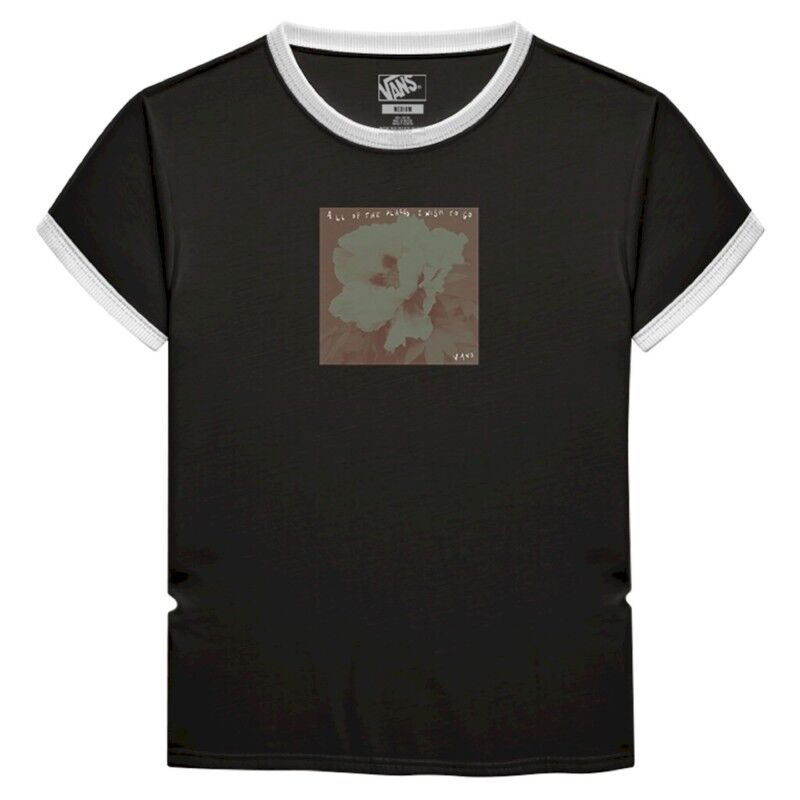 Vans Places I Wish To Go Ringer Ss Tee - T-Shirt - Damen | Hardloop