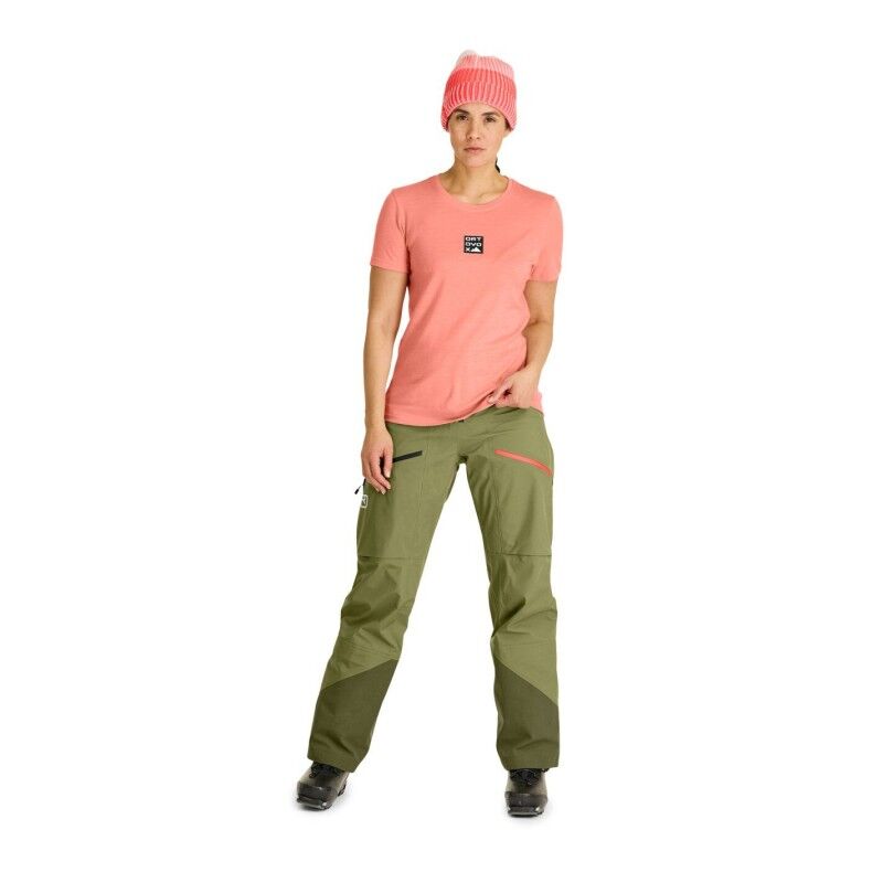 Ortovox 185 Merino Square TS - Merinoshirt - Dames | Hardloop
