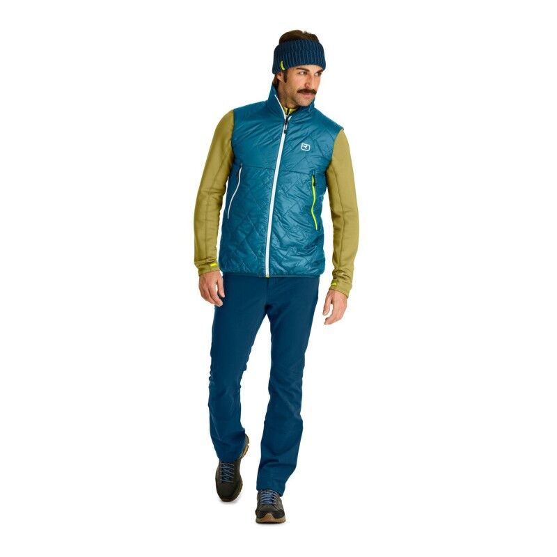 Ortovox Swisswool Piz Vial Vest - Ärmlös dunjacka i merinoull - Herr | Hardloop