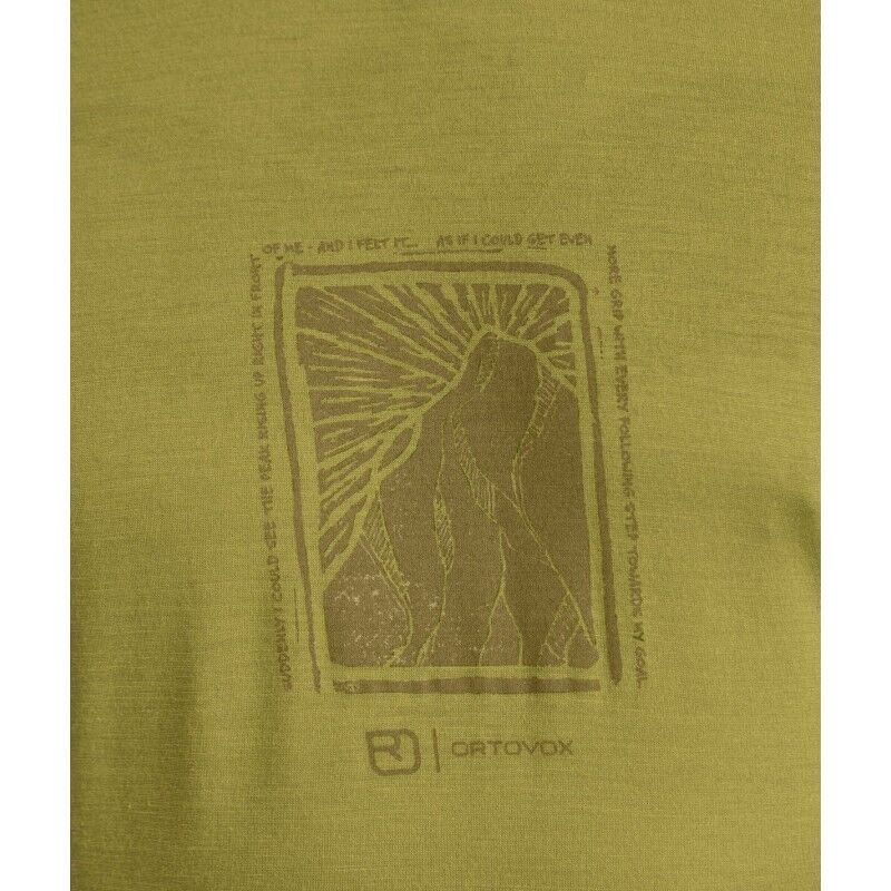 Ortovox 120 Cool Tec Mountain Cut TS - Merinoshirt - Herren | Hardloop