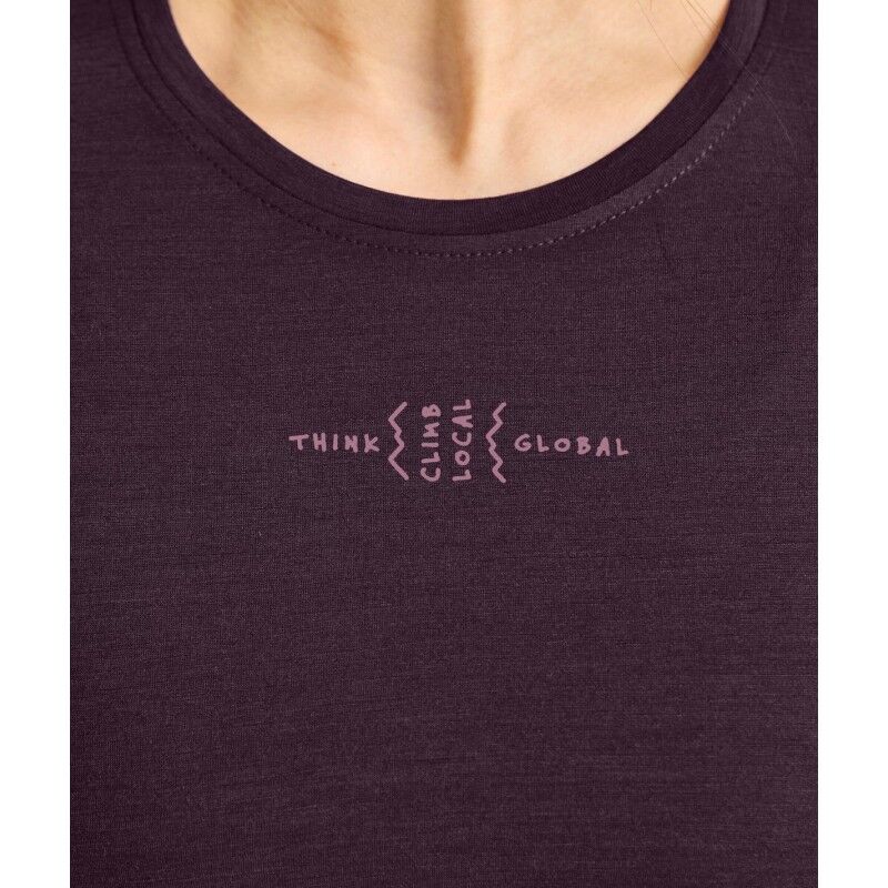 Ortovox 150 Cool Climb Local TS - T-shirt en laine mérinos femme | Hardloop