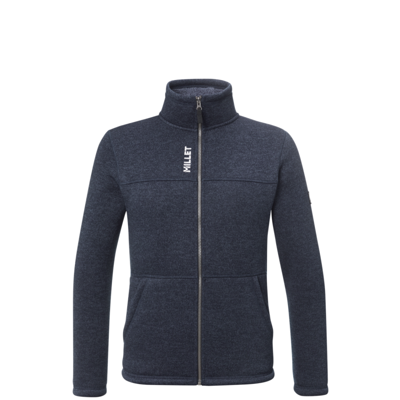 Millet Chamonix Knitwarm Jkt M - Pánská fleesová mikina | Hardloop