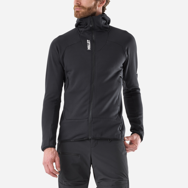 Millet Kamet Grid Hd M - Bluza polarowa meska | Hardloop