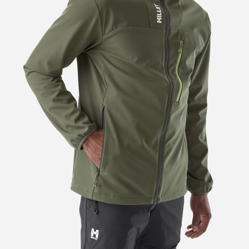 Millet Seneca Shield Hoodie - Pánská softshellová bunda | Hardloop