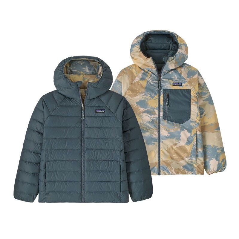 K's Reversible Down Sweater Hoody - Daunenjacke - Kind