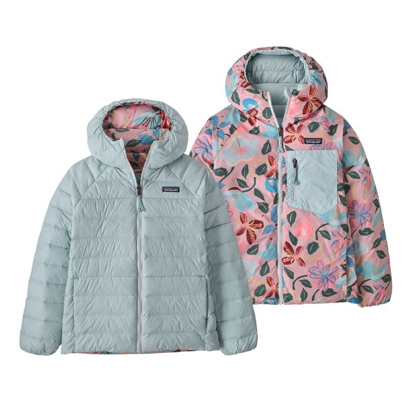 K's Reversible Down Sweater Hoody - Dunjakke - Barn