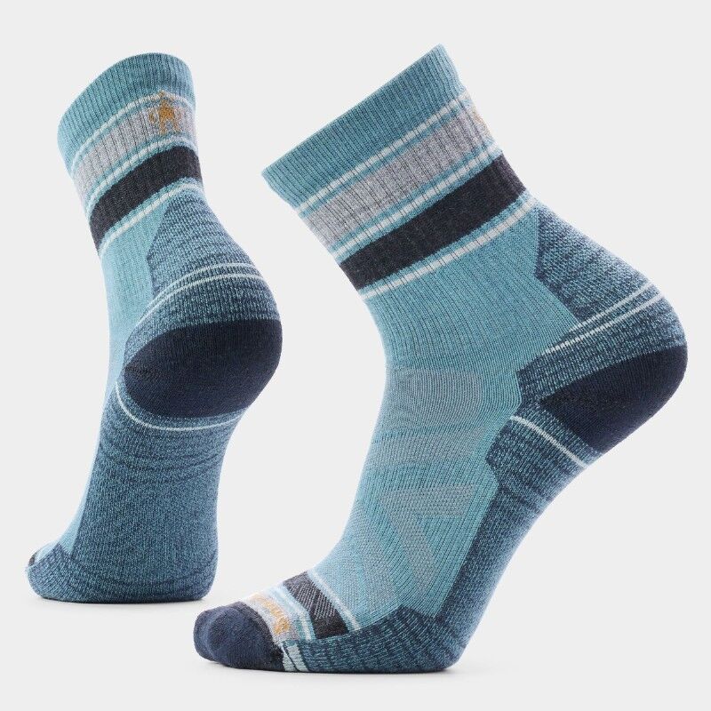 Smartwool Hike Light Cushion Striped Mid Crew Socks - Skarpety trekkingowe meskie | Hardloop