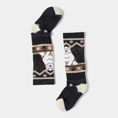 Wintersport Full Cushion Polar Bear Pattern OTC - Sockor - Barn