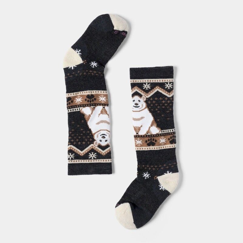 Smartwool Wintersport Full Cushion Polar Bear Pattern OTC - Sokker - Børn