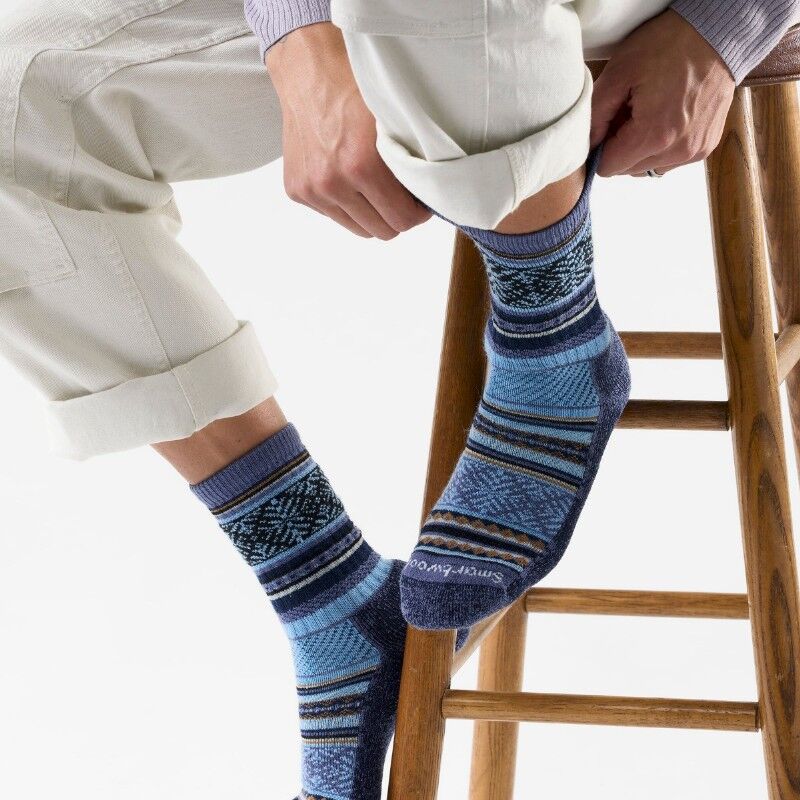 Smartwool Everyday Cozy Fair Isle Sweater Crew Socks - Chaussettes en laine mérinos femme | Hardloop