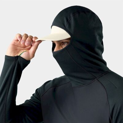 Active Fleece Wind Hoodie - Bluza z wełny Merino® męska