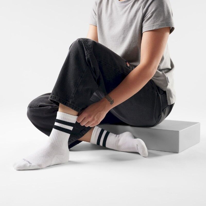 Smartwool Everyday Athletic Striped Crew Socks - Ponožky | Hardloop