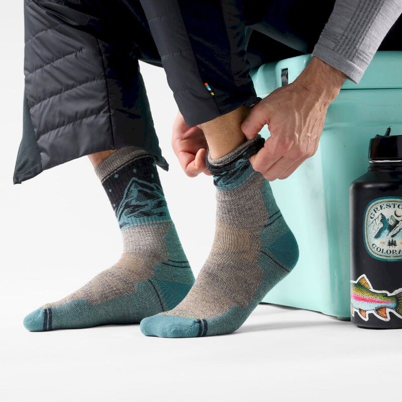 Smartwool Hike Light Cushion Valley View Crew Socks - Vandresokker | Hardloop