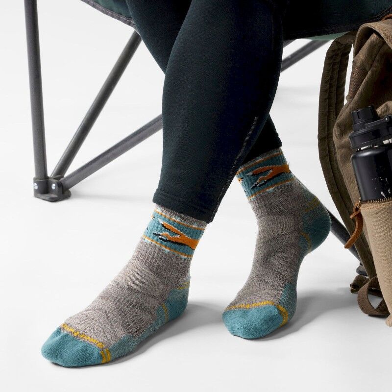Smartwool Hike Light Cushion Fox Meadow Mid Crew Socks - Hiking socks - Women's | Hardloop