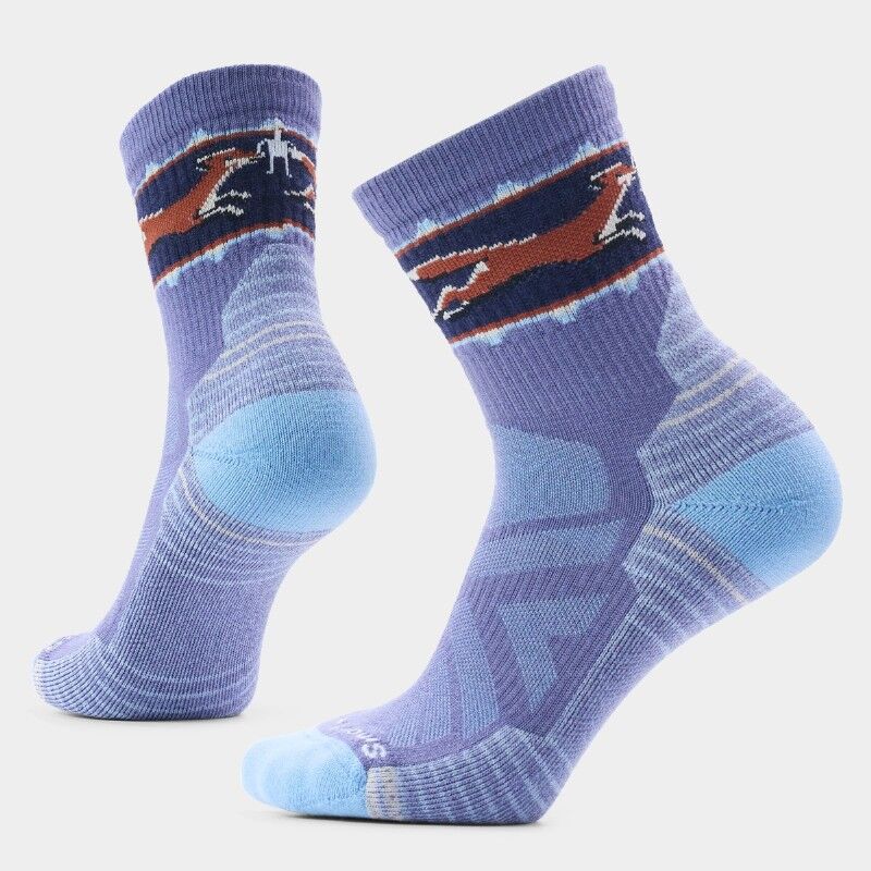 Smartwool Hike Light Cushion Fox Meadow Mid Crew Socks - Chaussettes randonnée femme | Hardloop