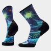 Trail Run Targeted Cushion Treeline Print Crew Socks - Laufsocken