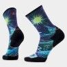 Smartwool Trail Run Targeted Cushion Treeline Print Crew Socks - Hardloopsokken | Hardloop