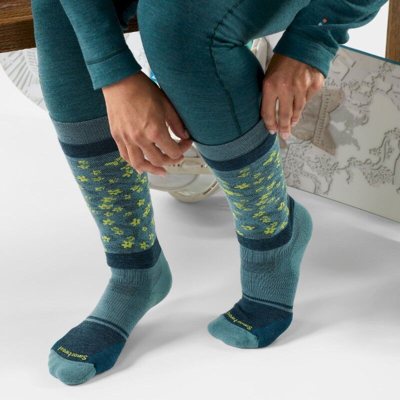 Smartwool Snowboard Targeted Cushion Wild Blossom OTC Socks - Ski socks - Women's | Hardloop