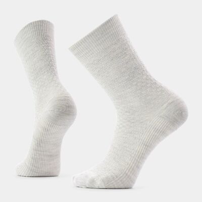 Everyday Basketweave Crew Socks - Calcetines de merino