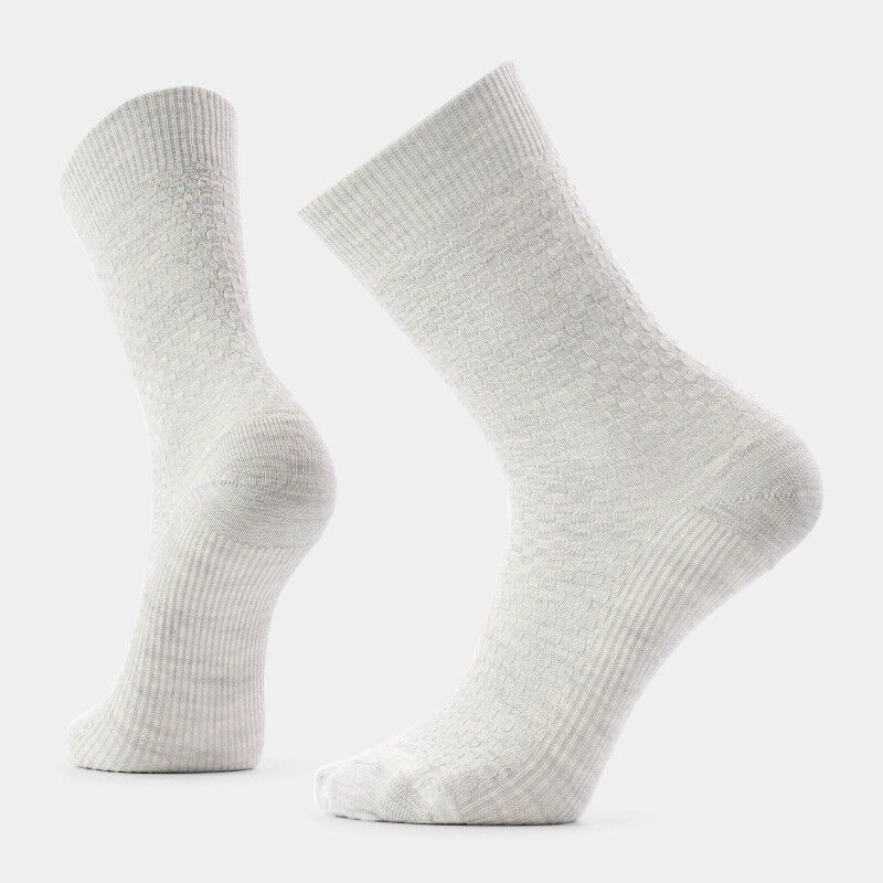 Everyday Basketweave Crew Socks - Merinosocken