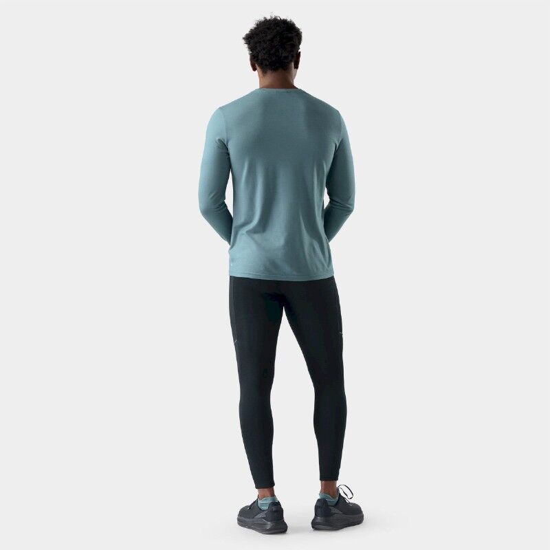 Smartwool Wander Valley Active Long Sleeve Graphic Tee - Merinoshirt - Herren | Hardloop