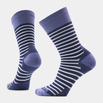 Everyday Pin Stripe Crew Socks - Calze merino - Donna