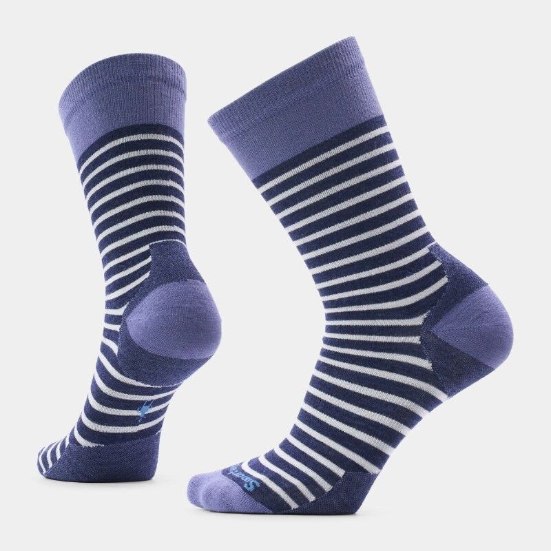 Smartwool Everyday Pin Stripe Crew Socks - Merinovillasukat - Naiset | Hardloop