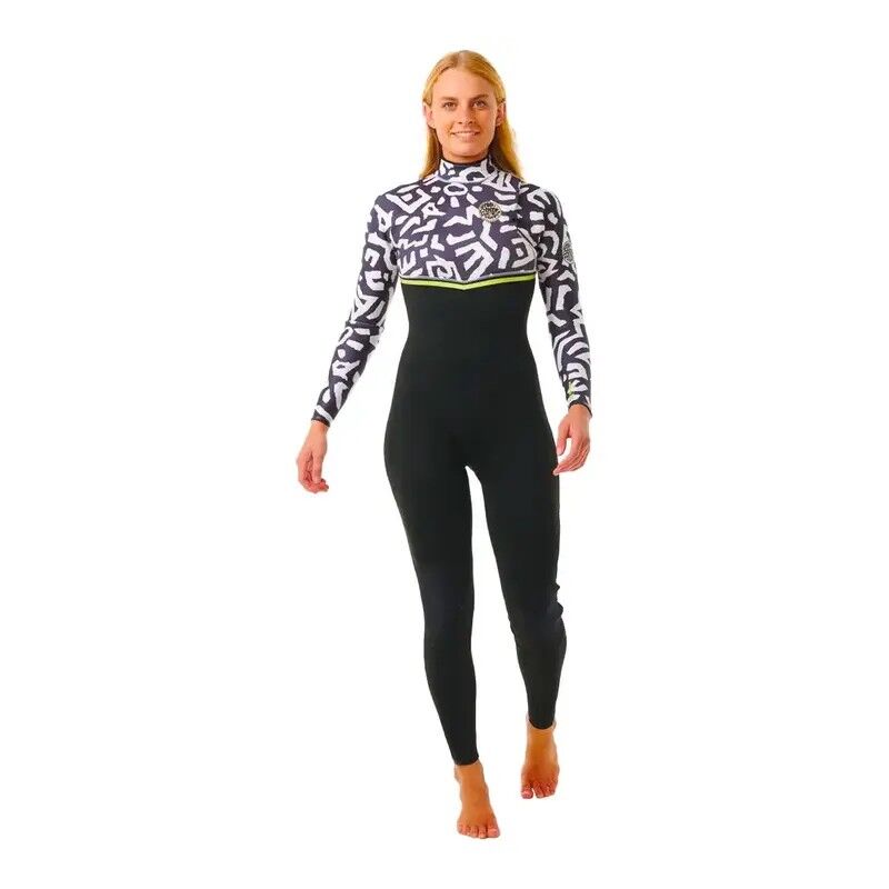 Rip Curl Women E Bomb 4/3 mm Zip Free Sublimed Wetsuit - Surf Wetsuit - Women's | Hardloop
