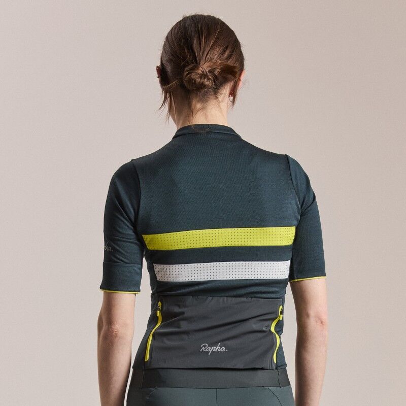 Rapha Women's Brevet Merino Jersey III - Short sleeve cycling jersey - Women's | Hardloop
