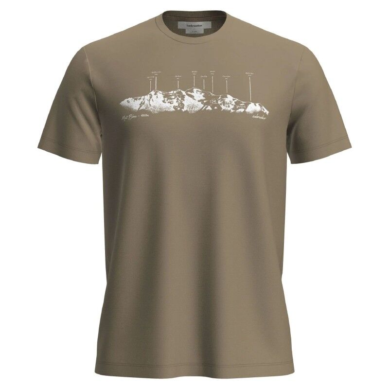 icebreaker Merino 150 Tech Lite SS Tee The Peaks - Merino shirt - Men's | Hardloop