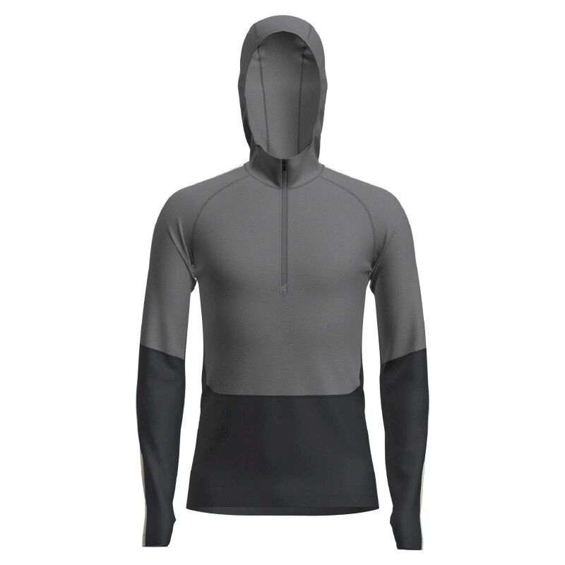 icebreaker Men Merino 200 Oasis+ LS Half Zip Hoodie - Maillot thermique laine mérinos homme | Hardloop