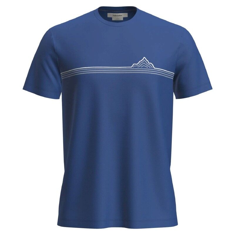 Merinos 150 Tech Lite SS Tee Range Stripes - Merino-t-paidat - Miehet